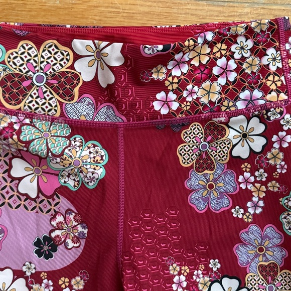 Johnny Was Yama Bee Active Mesh High Waist Leggings - Picture 3 of 5